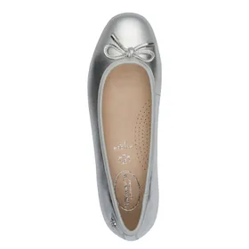 Tamaris Comfort Ballerines Argent Cuir