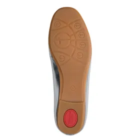 Tamaris Comfort Ballerines Argent Cuir