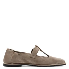 Tamaris Ballerines Taupe Cuir