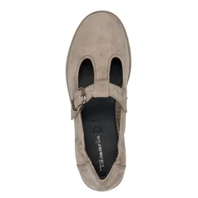 Tamaris Ballerines Taupe Cuir