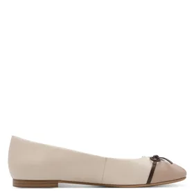 Tamaris Ballerines Ivoire Cuir