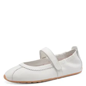 Tamaris Ballerines Blanc Cuir