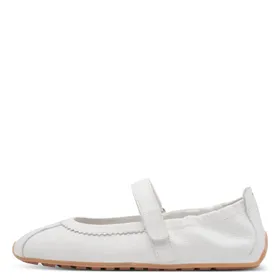 Tamaris Ballerines Blanc Cuir