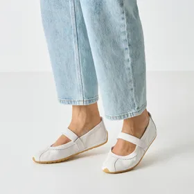 Tamaris Ballerines Blanc Cuir