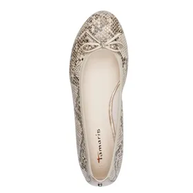 Tamaris Ballerines Beige Cuir