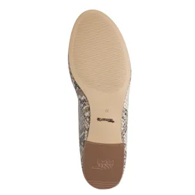 Tamaris Ballerines Beige Cuir