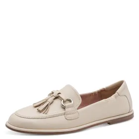 Tamaris Mocassins Ivoire Cuir