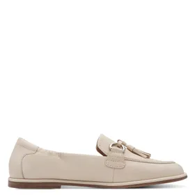 Tamaris Mocassins Ivoire Cuir