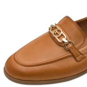 Tamaris Mocassins Cognac Leer