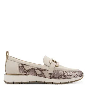 Tamaris Mocassins Beige Cuir