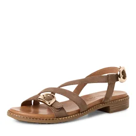 Tamaris Sandales Taupe Cuir