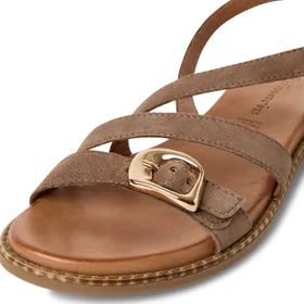 Tamaris Sandales Taupe Cuir