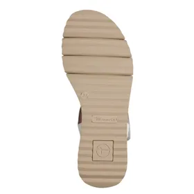 Tamaris Sandales Blanc Cuir