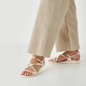 Tamaris Sandalen Brons Leer