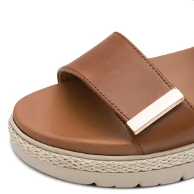 Tamaris PureRelax Sandalen Cognac Leder