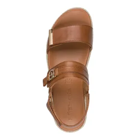 Tamaris PureRelax Sandalen Cognac Leder