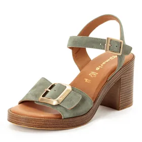 Tamaris Sandalen Groen Leer