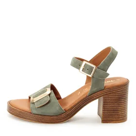 Tamaris Sandalen Groen Leer