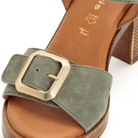 Tamaris Sandalen Groen Leer