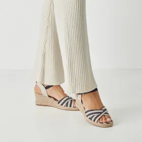 Tamaris Sandalen Blau Textil