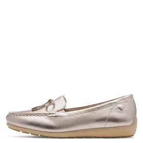 Mocassins Goud Leer