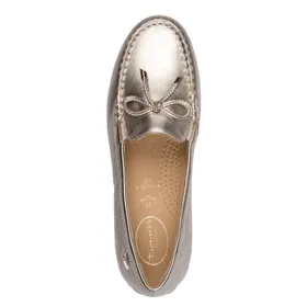Mocassins Goud Leer