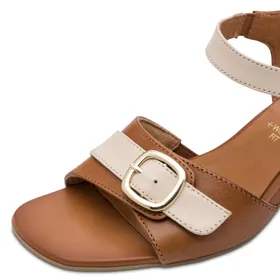 Tamaris Comfort Sandals Ivory Leather