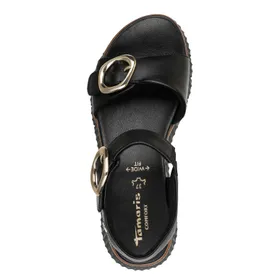 Tamaris Comfort Sandales Cuir Noir
