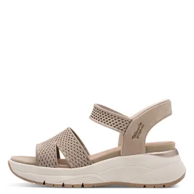 Tamaris Comfort Sandals Taupe Wide Fit