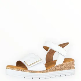 Gabor Sandales Blanc Cuir
