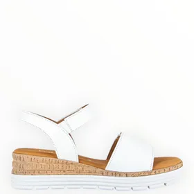 Gabor Sandales Blanc Cuir