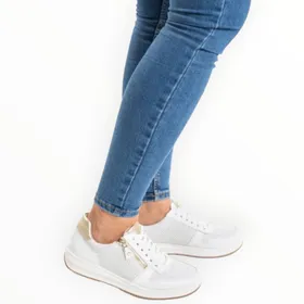 Sneakers Blauw Leer