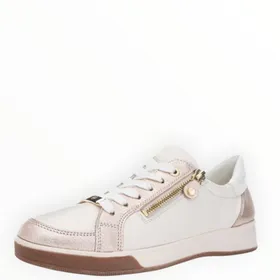 Sneakers Beige Leather