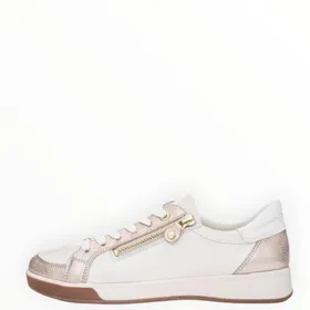 Sneakers Beige Leather