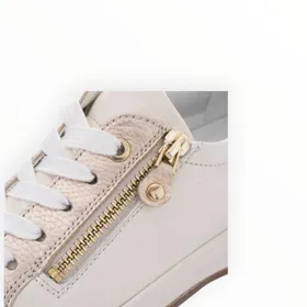 Sneakers Beige Leather