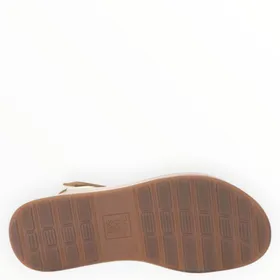 Wedge Sandals Gold Leather