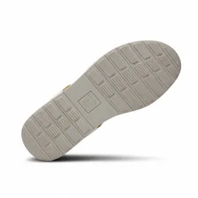 Wedge Sandals White Leather