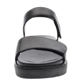 Sleehaksandalen Zwart Leer