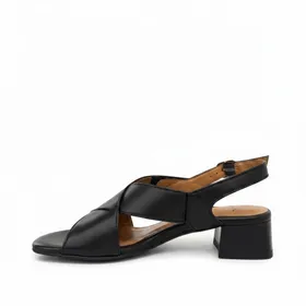 Sandales Noir Cuir