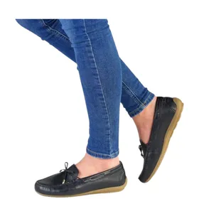 Loafers Blue Leather