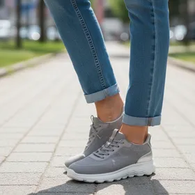 GEOX Spherica Plus Sneakers Argent Textile
