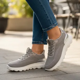 GEOX Spherica Plus Sneakers Argent Textile