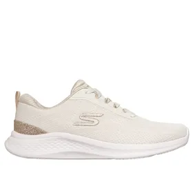 Wedge Sneakers Beige Gold
