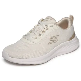 Wedge Sneakers Beige Gold