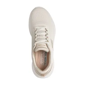 Wedge Sneakers Beige Gold