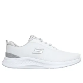 Wedge Sneakers White Silver