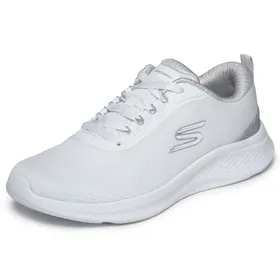 Wedge Sneakers White Silver