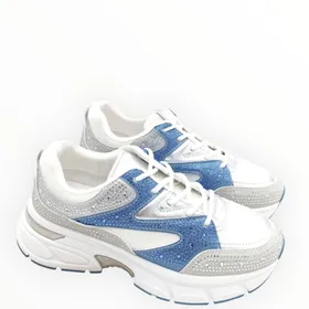 Sneakers met sleehak Grijs