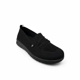 Ballerinas Schwarz Textil