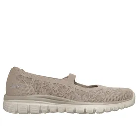 Skechers Ballerines Taupe